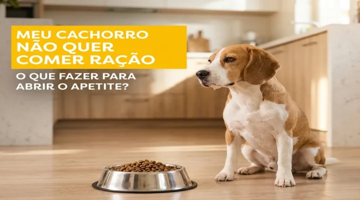 Meu cachorro não quer comer ração: O que fazer para abrir o apetite?