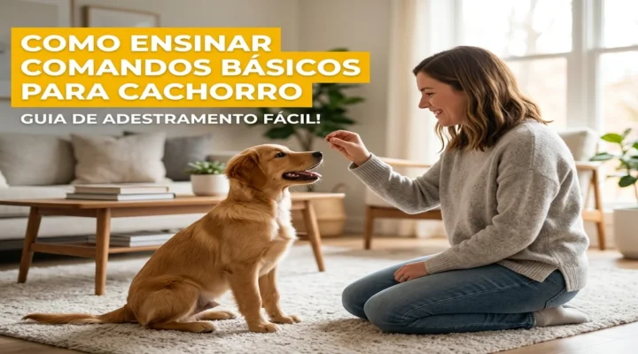 Como ensinar comandos básicos para cachorro: Guia de adestramento fácil