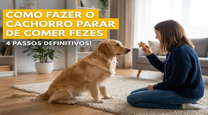 Como fazer o cachorro parar de comer fezes (Coprofagia): 4 passos